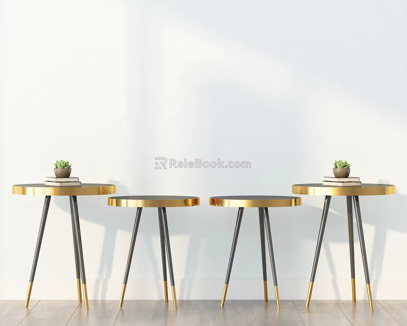 Modern Round Few Simple Round Few Combination 3d model