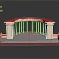 Columns Stone Columns Stone Columns Old Columns Roman Columns Roman Columns Classical Columns Greek Columns 3d model