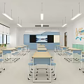 Science Classroom 3d model