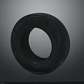Car Tire With Black Rubber Tread Pattern For Vehicle Performance And Safety