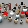 New Chinese Style Pottery Pot Wine Jar 3d model