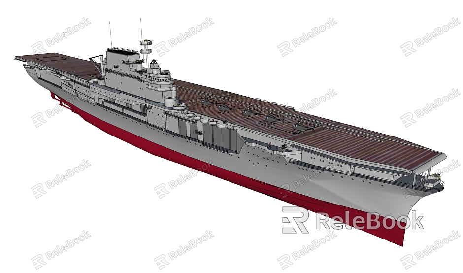 Modern Warship Ship Military Warship Carrier Submarine model