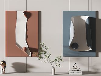 Modern Wall Decoration 3d model