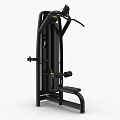 Black Multifunctional Sports Equipment With Adjustable Handles And Comfortable Seat