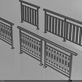 Various Metal Railings With Decorative Patterns And Different Designs For Outdoor Use