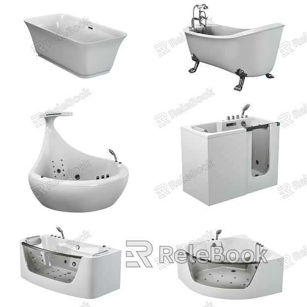 Bathroom Bathtub Combination Modern Bathtub model