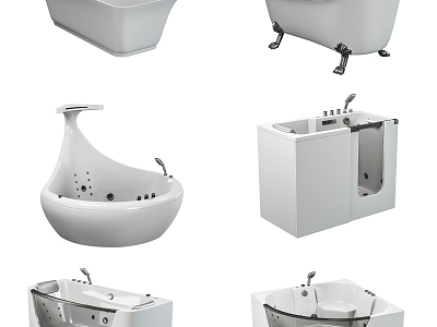 Bathroom Bathtub Combination Modern Bathtub model