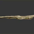 Handcrafted Wood And Stone Decorative Art Piece With Natural Texture Details