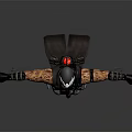 Detailed Creature Character 3D Model In Armored Costume With Open Arms Pose