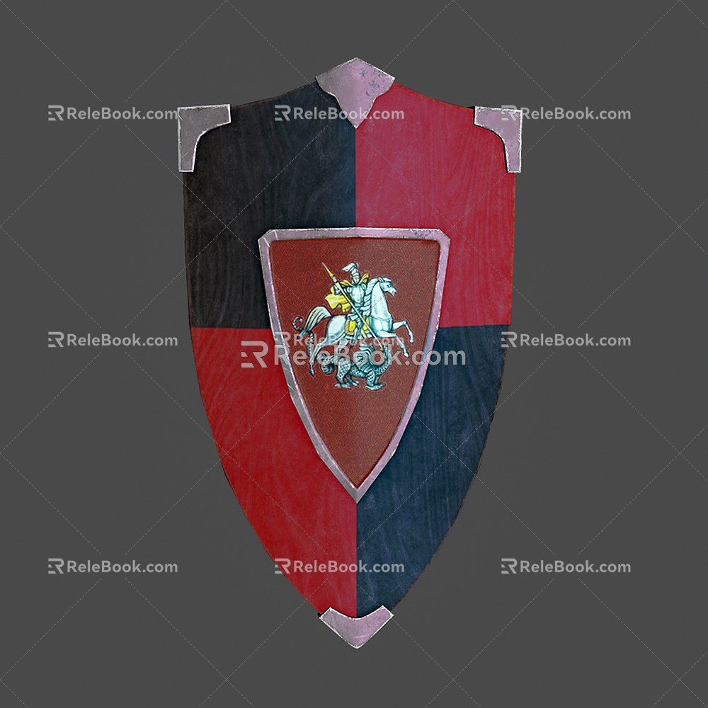 Modern Shield 3d model