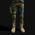 Infantry Soldier Game Figure Field Troops Soldier Game Role War 3d model