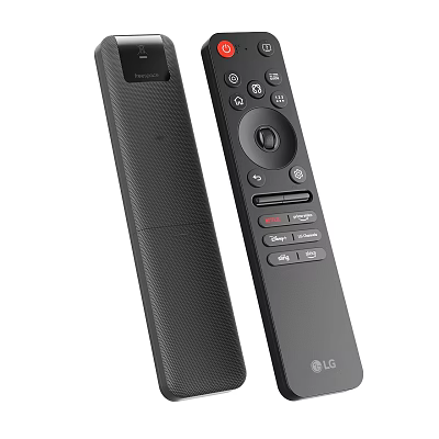 LG Remote Controls Featuring Modern Design And Multiple Functional Buttons 3d model