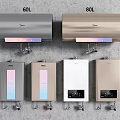 Home Electrical Water Heaters With 60L 80L Capacities And Various Color Options