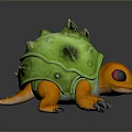 Turtle Cartoon Turtle Snapping Turtle Chickbill Turtle Reptile Cold Blooded Animal Reptile Class 3d model
