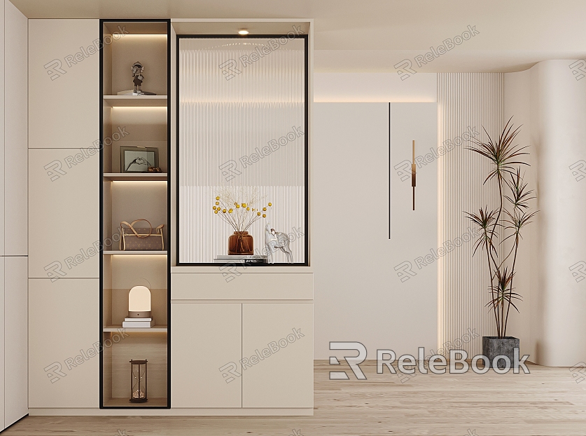 modern shoe cabinet cream shoe cabinet partition model