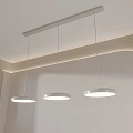 Modern Cream Style Restaurant Chandelier Bar Table Lamp 3d model