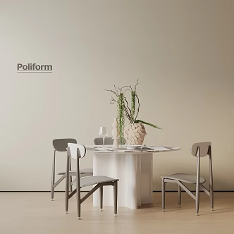 Modern table combination 3d model