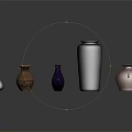 Decorative Ceramic Vases In Various Colors And Shapes For Home Decor