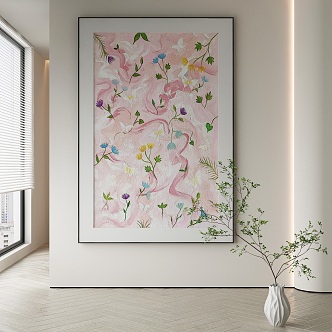 modern decorative painting 3d model