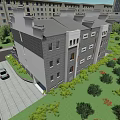 Semi Detached Villa With Traditional Modern Architecture Garden Courtyard Greenery And Balcony