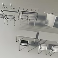 Wooden Meeting Tables With Various Styles And Matching Chairs Plus Podium