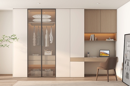 Modern wardrobe 3d model