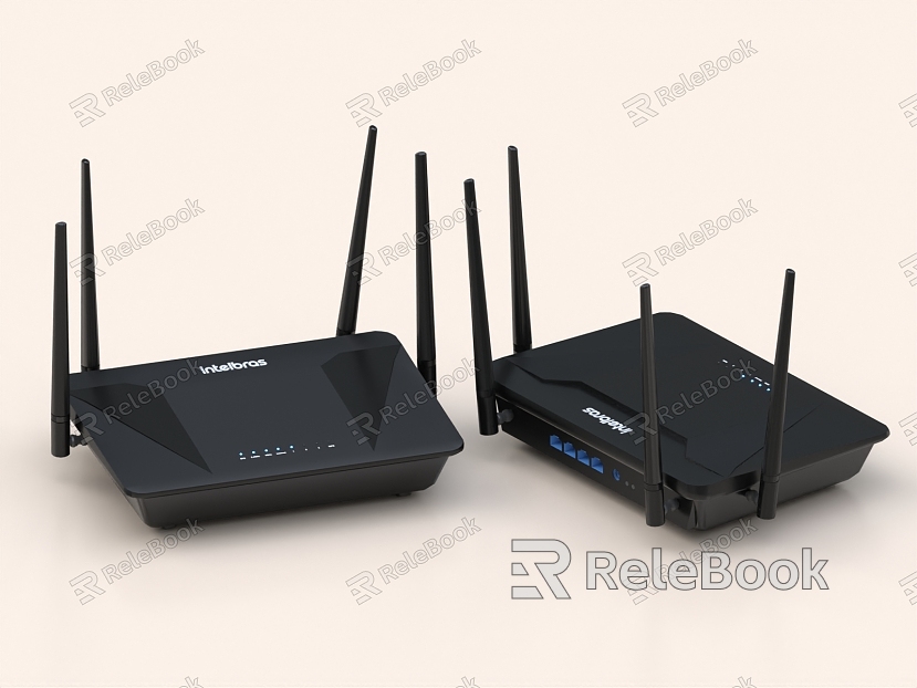 Router WIFI Transmitter WIFI Gateway Network Port Optical Cat Routing model