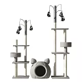 Modern Cat Climbing Rack Cat Nest Cat Climbing Rack 3d model