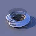 Sleek Contemporary Building With Unique Curved Glass Facade And Dome Structure