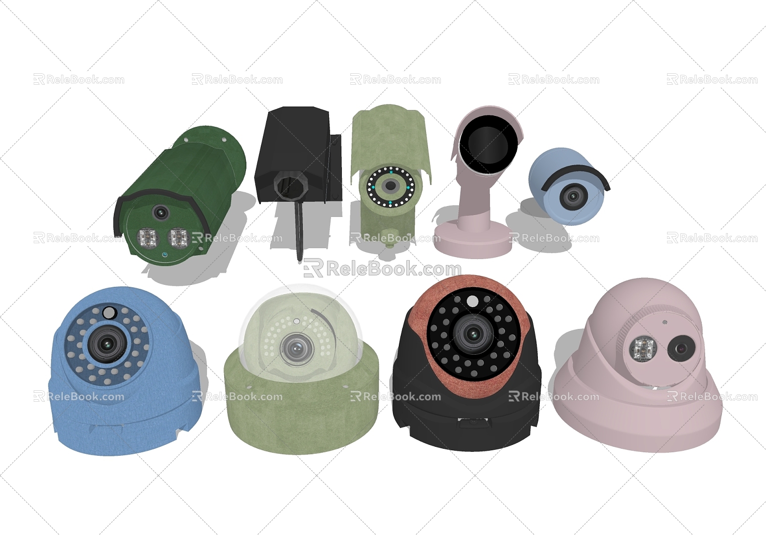 Surveillance camera 3d model