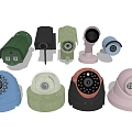 Surveillance camera 3d model