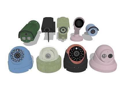 Surveillance camera 3d model