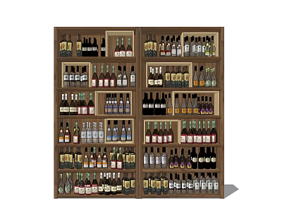 Modern Wine Cabinet Wine Cabinet Wine Rack 3d model Modern Wine Cabinet Wine Cabinet Wine Rack 3d model