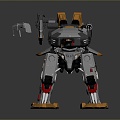 Mech Warrior Mech Soldier Machine Battlearm Mechanical Battlearm Machine Fighter Robot 3d model