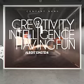 Albert Einstein Themed Clothing Store Interior With Creativity Intelligence And Fun