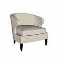 Single Sofa American-style Single Salad Sofa American Baker 3d model