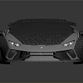 Luxury Sports Car With Sleek Design Shiny Metallic Body Rear Spoiler And Alloy Wheels