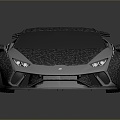 Modern sports car 3d model