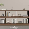 Modern Bookshelf 3d model