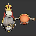 Modern Game Character Cartoon Girl Cartoon Character Virtual Character Fantasy Character Magic Character Virtual Character 3d model
