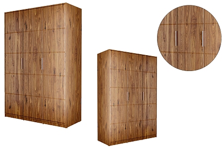 Nordic Simple Wardrobe Simple Wardrobe 3d model