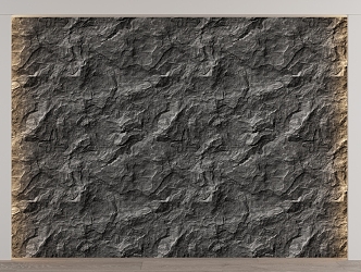 rubble background wall 3d model