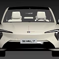 White SAIC MOTOR IM L7 Electric Car with Modern Sleek Body and Stylish Wheels