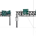 Highway Traffic Signs Featuring Directional Arrows Ring St Cascade Dr And Speed Limit 55 MPH