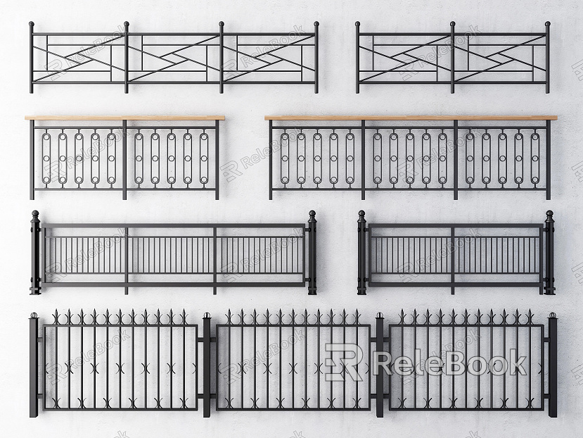 Modern Guardrail Railing model