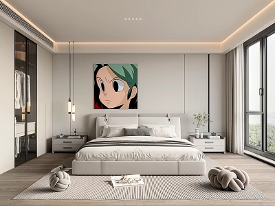 Modern Bedroom 3d model