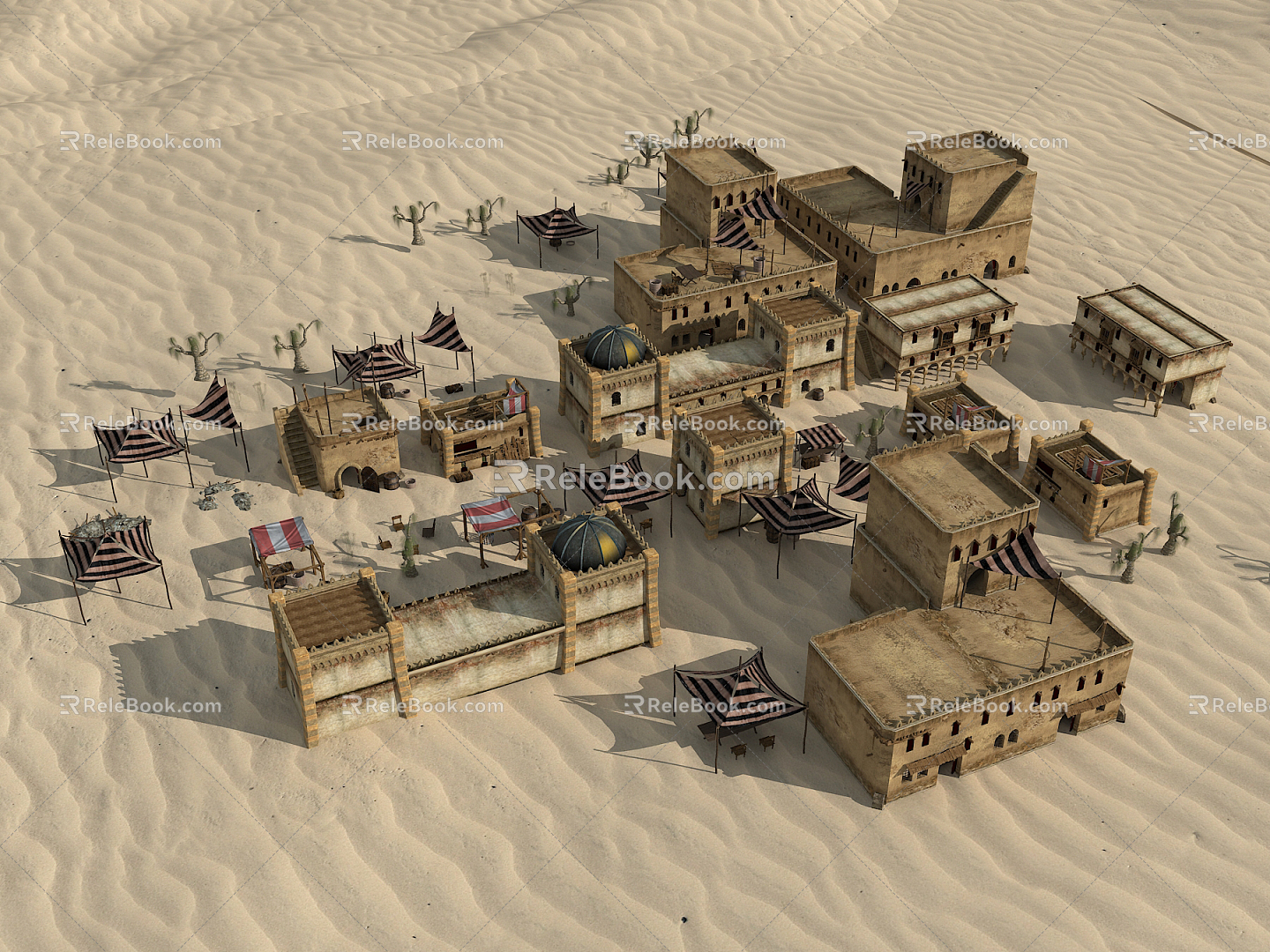 Modern Desert 3d model