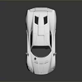 Luxury Silver Sleek Sports Car With Aerodynamic Design And Reflective Surface