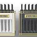Modern Household New Air Ventilator Appliances With Gold Frame Grille And Top Vents
