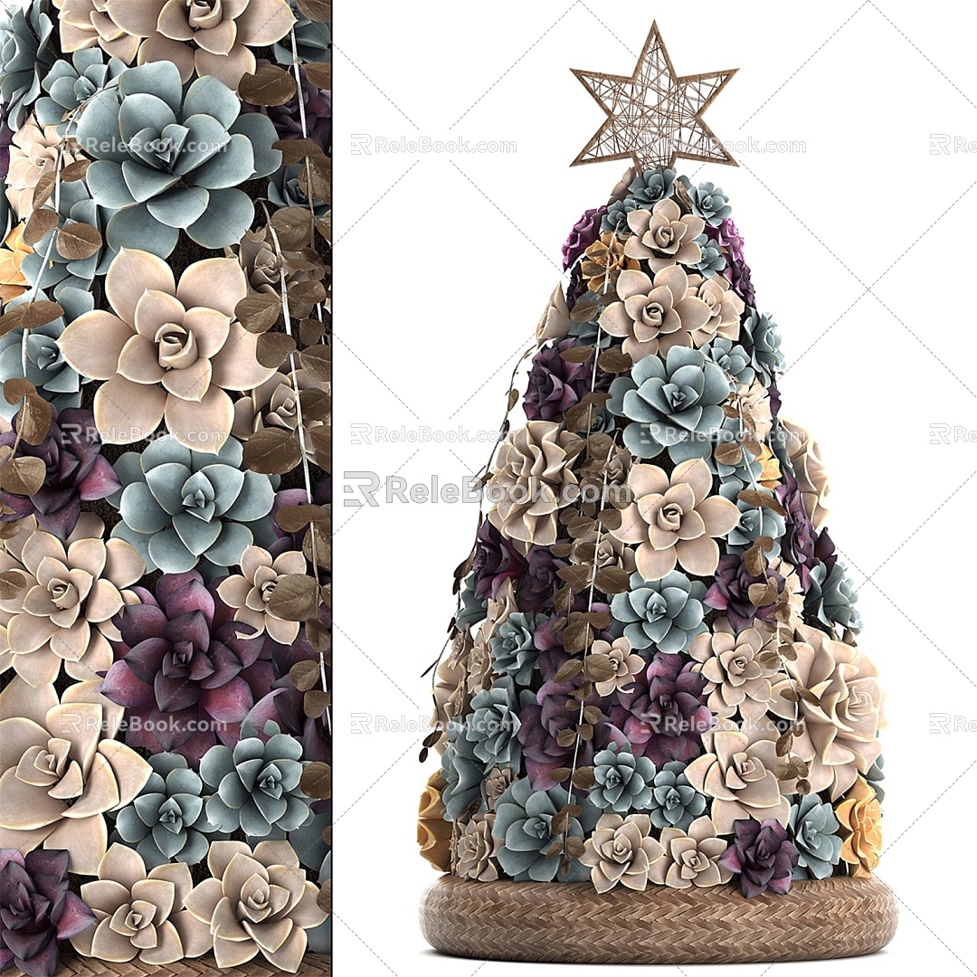 Christmas christmas tree meaty christmas tree christmas decoration meaty 3d model